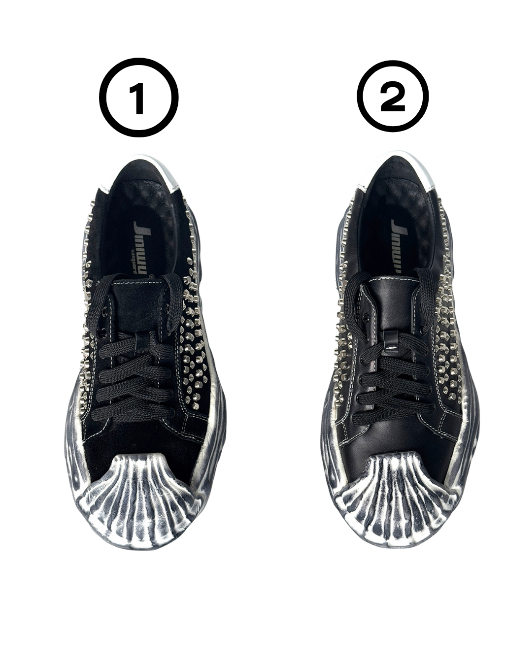 Rivet Shell-Head Sneakers