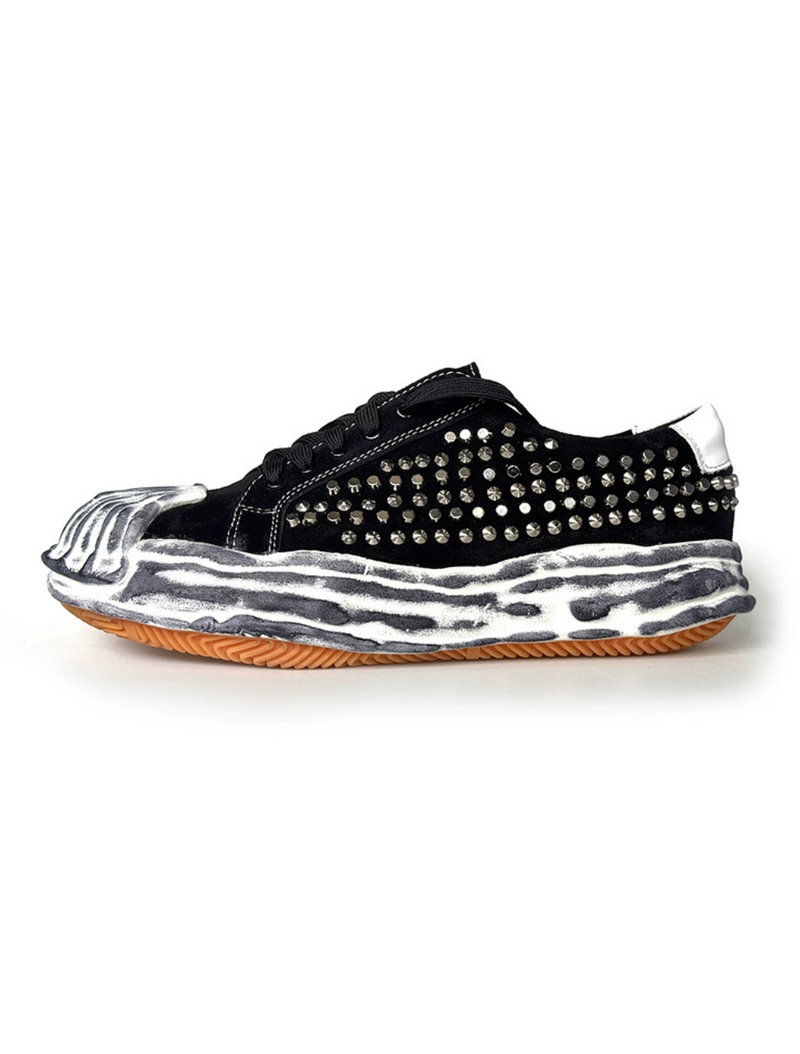 Rivet Shell-Head Sneakers