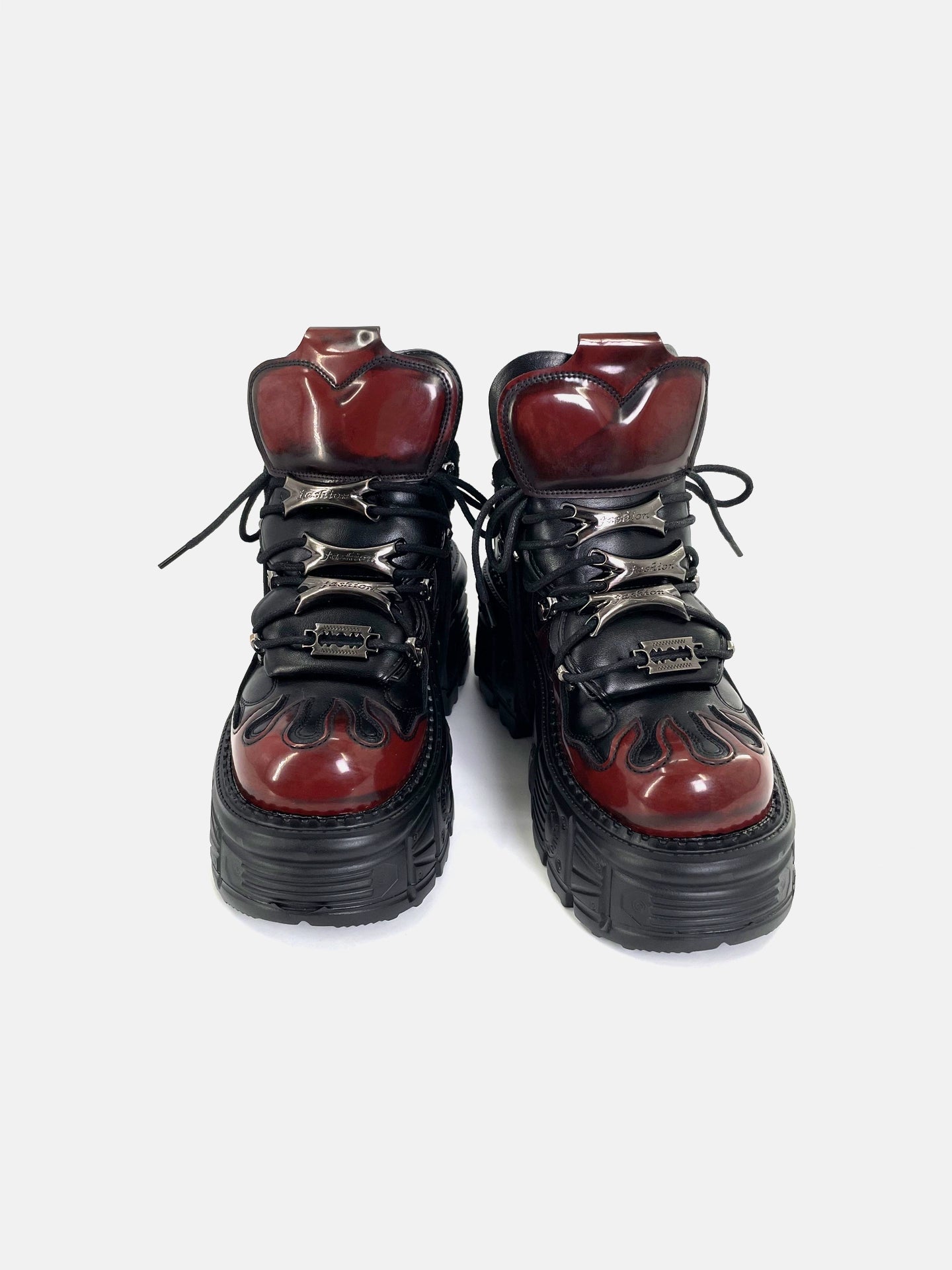 Metalpunk High-Top Platform Boots