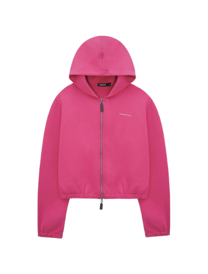 Short Double Zip Hoodie