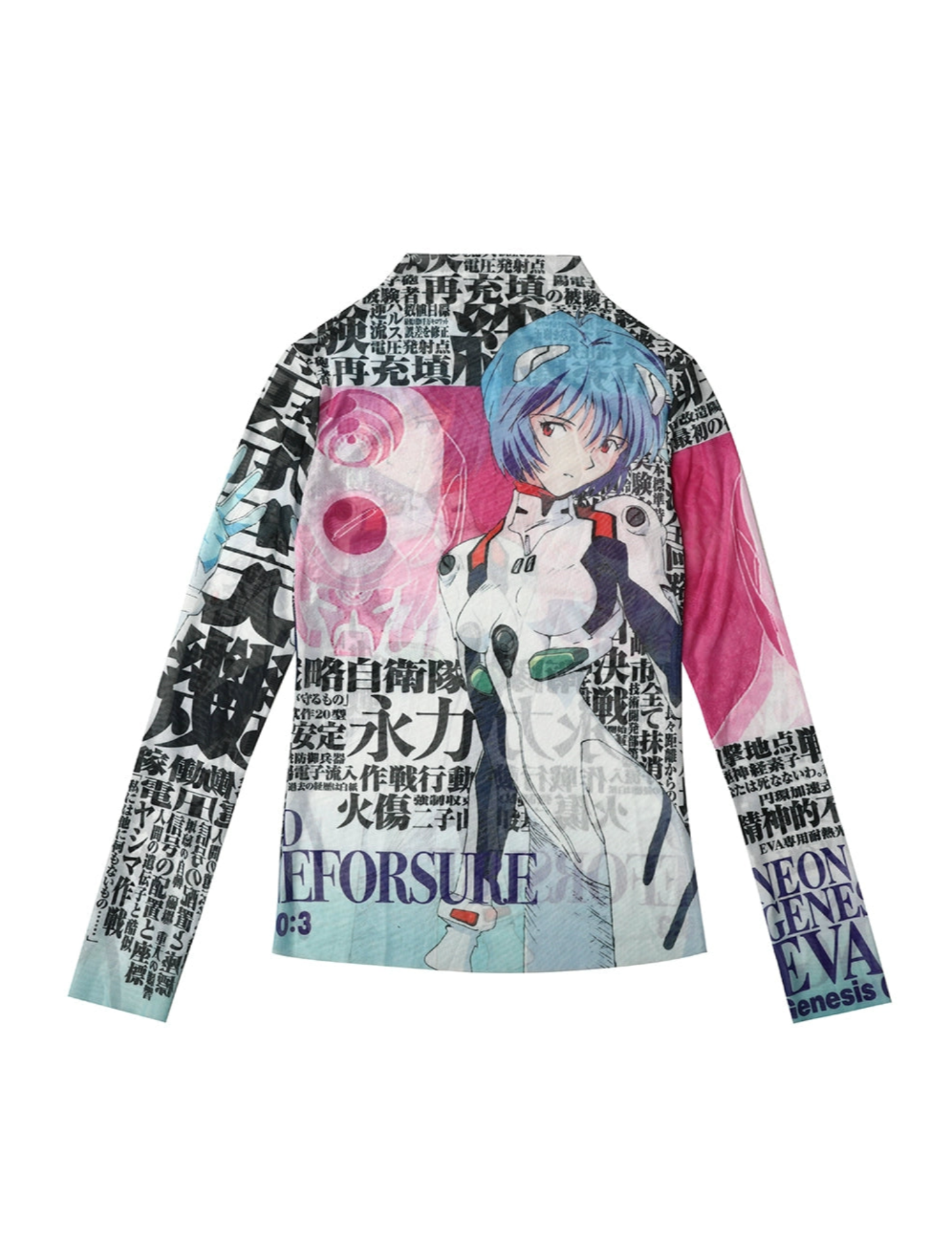 Anime EVA Ayanami Rei Mesh Long-Sleeve