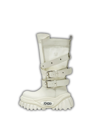 Cut-Out Platform High Boots
