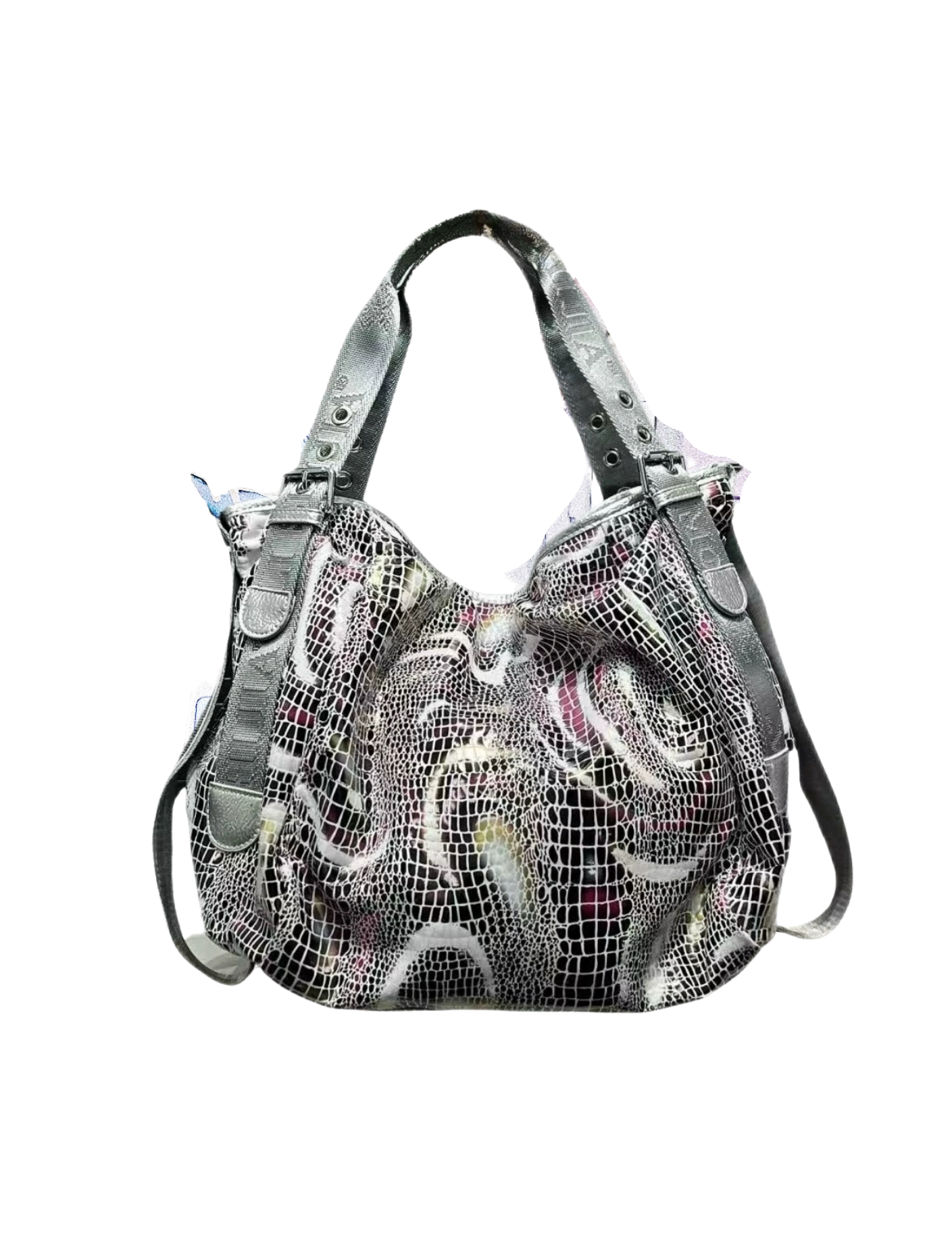 Crocodile Pattern Shoulder Bag