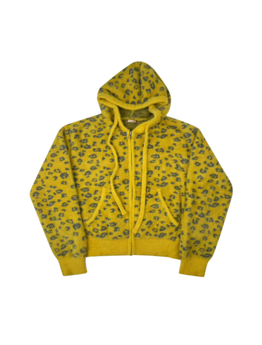 Leopard Velvet Hoodie