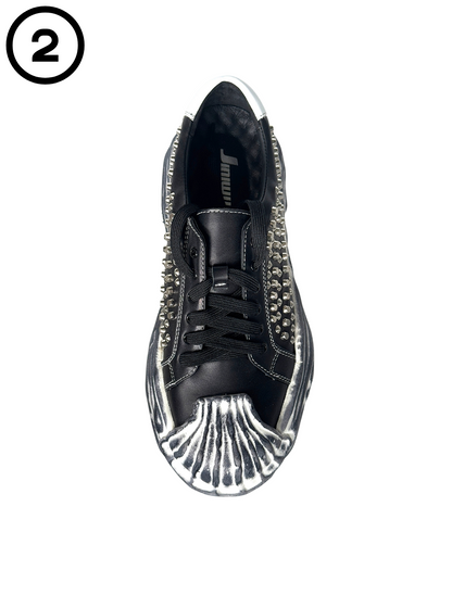 Rivet Shell-Head Sneakers