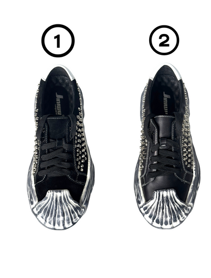 Rivet Shell-Head Sneakers