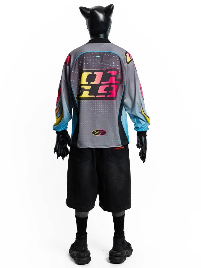 Oversized Digital Logo Jersey