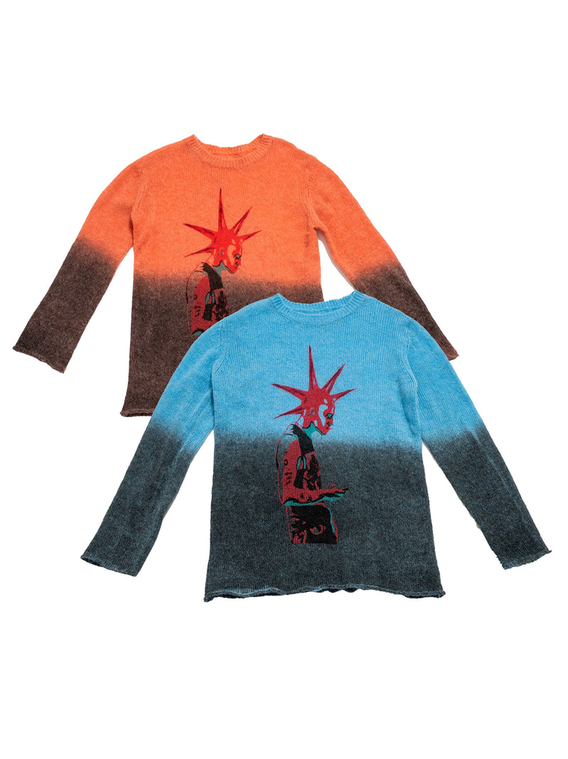 Gradient Knit Sweater