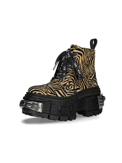 Leopard Platform Boots