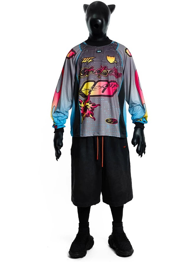Oversized Digital Logo Jersey