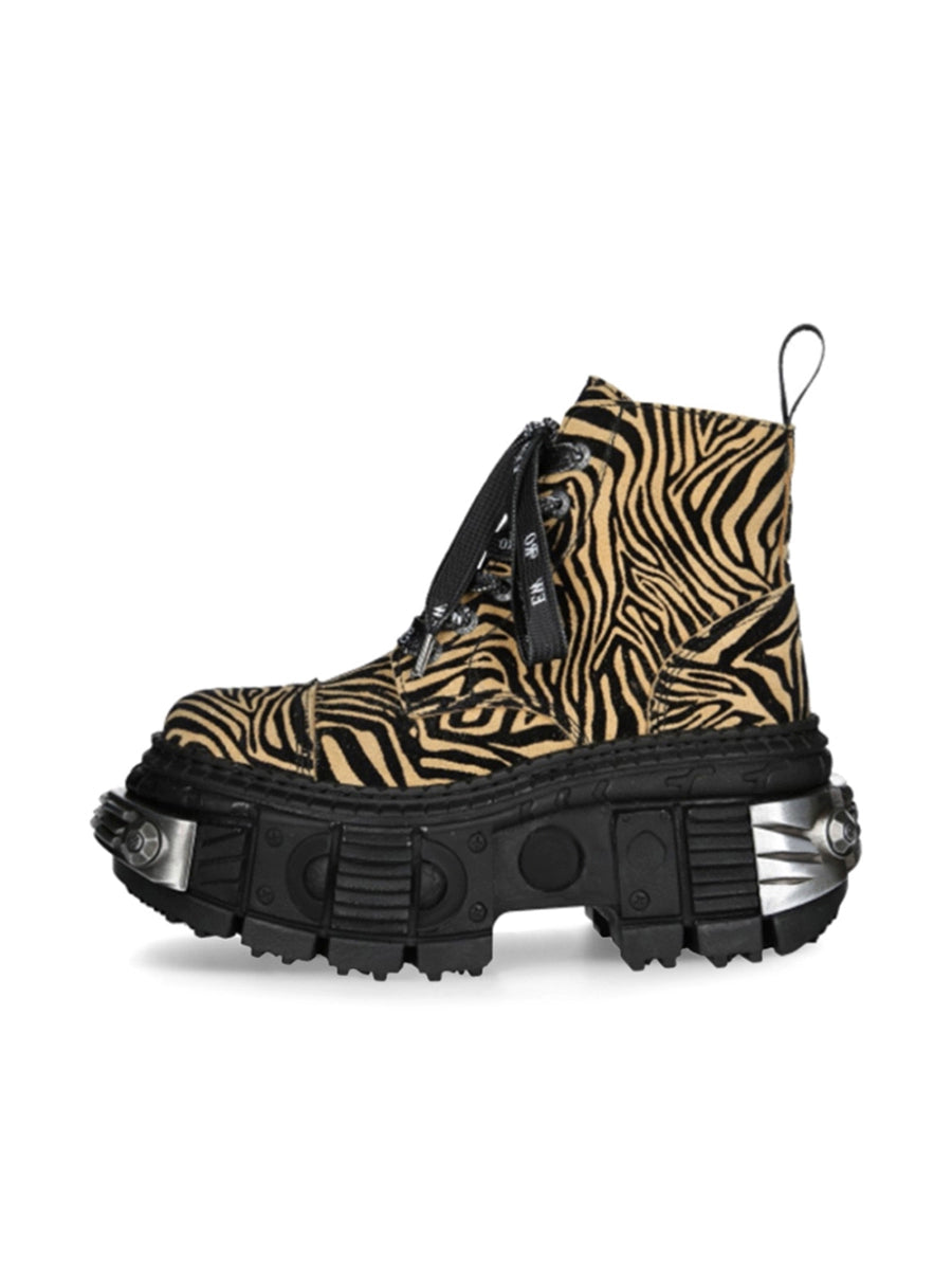 Leopard Platform Boots