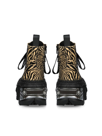 Leopard Platform Boots
